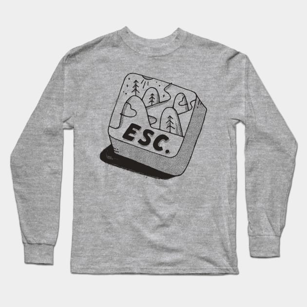 Esc Long Sleeve T-Shirt by skitchman